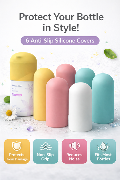 Silicone Bottle Cover (6 Pieces)