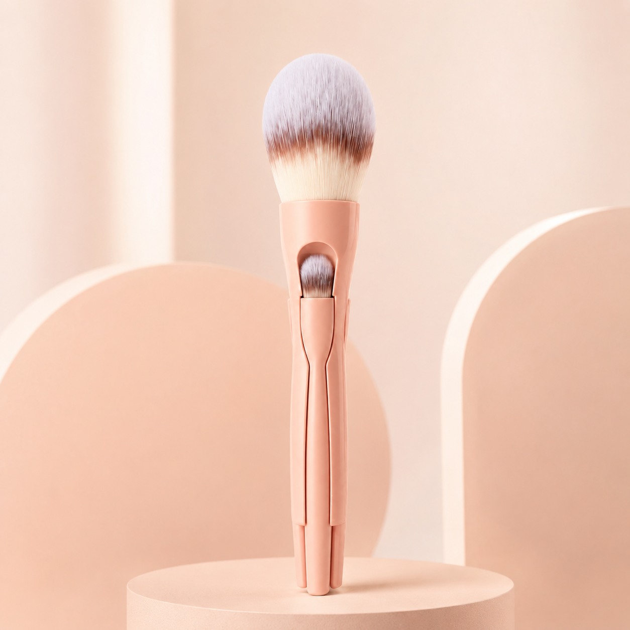 Luxury 4-in-1  magnetic detachable makeup brush