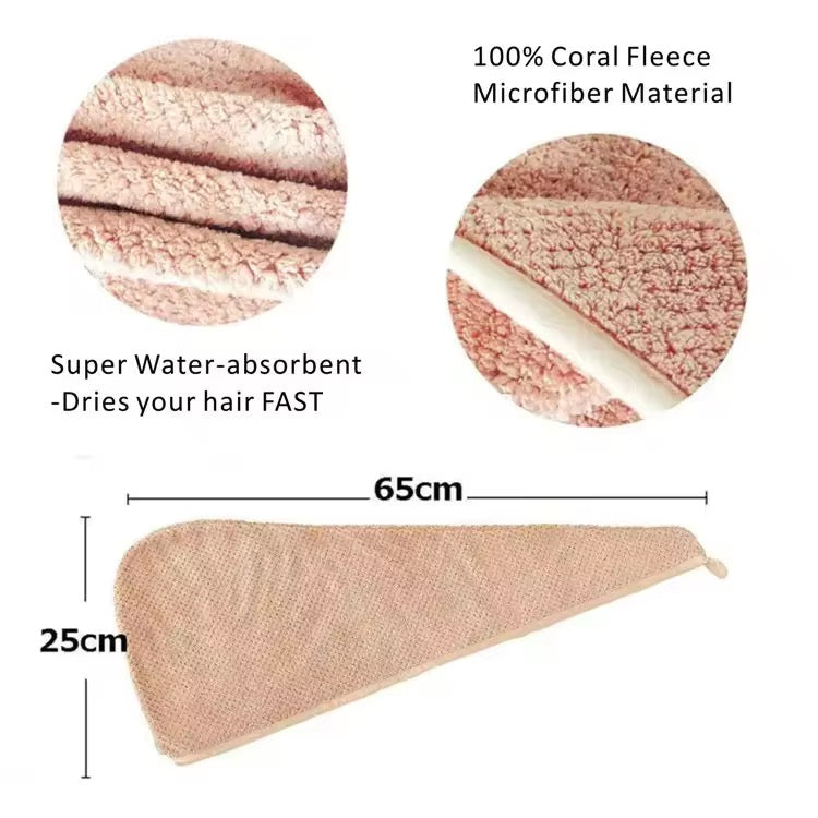 Microfiber Hair Drying Towel